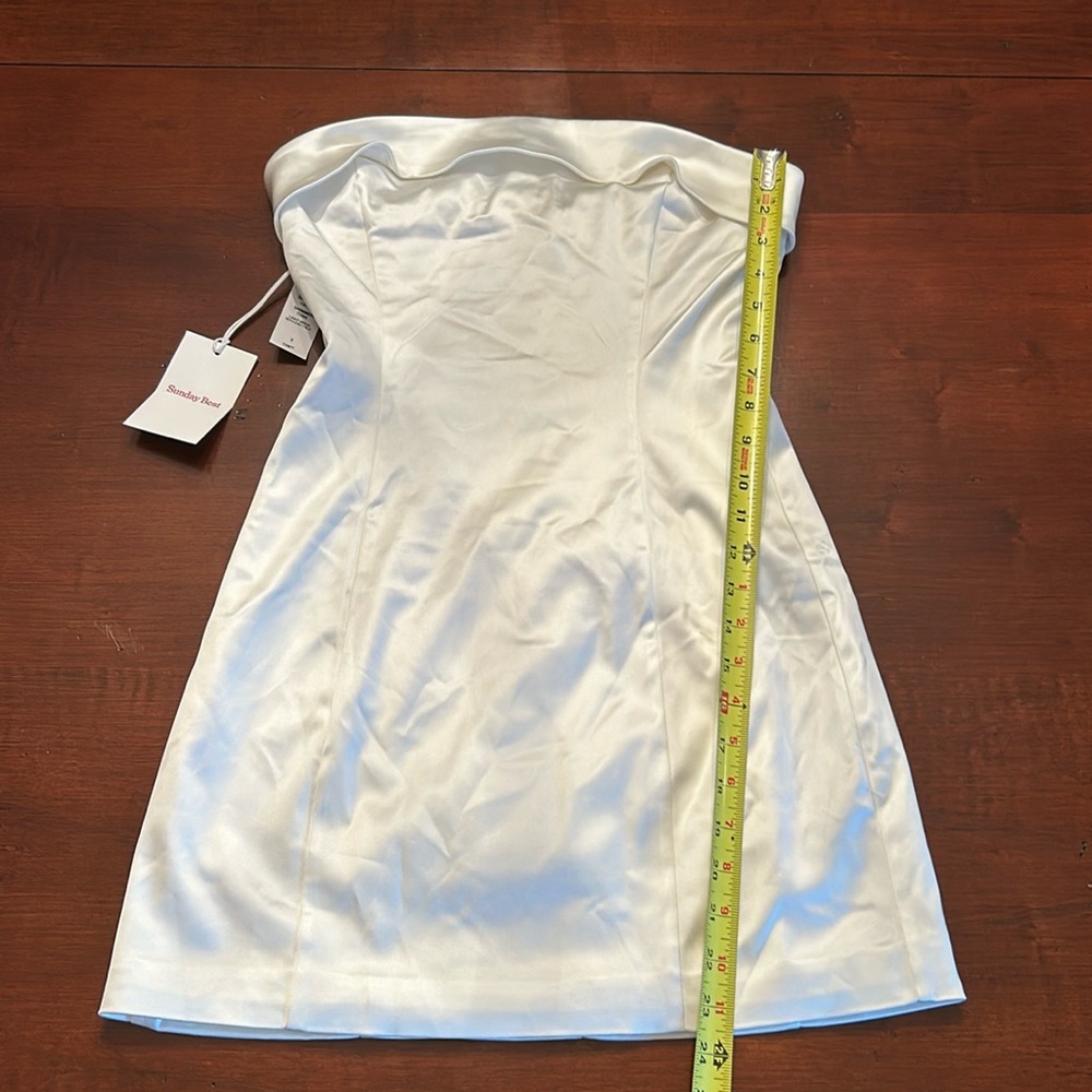 NWT Aritzia Sunday Best shimmer tube ldress size 8 - Picture 2 of 13